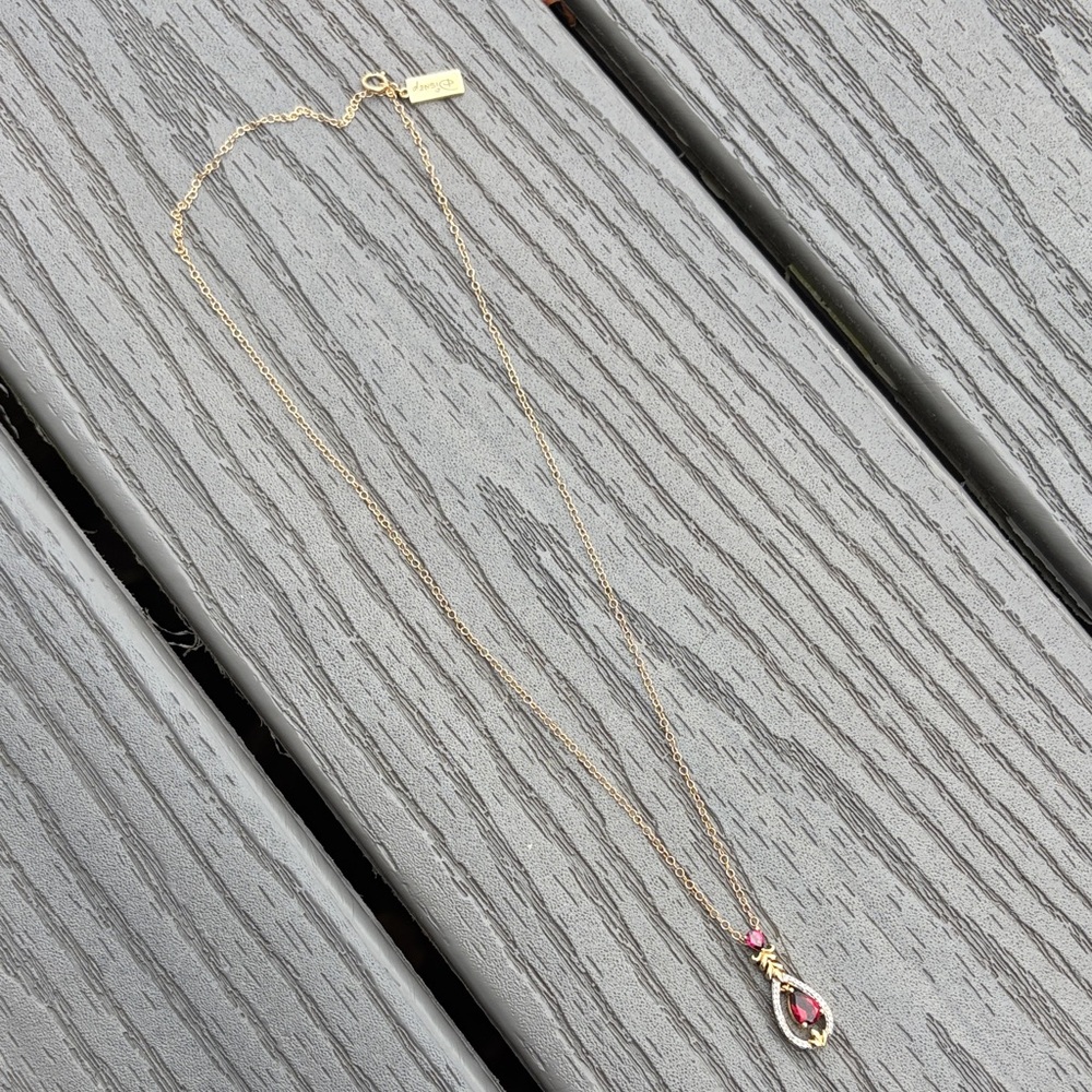 ❄️ Disney 10K Gold Anna from Frozen Necklace